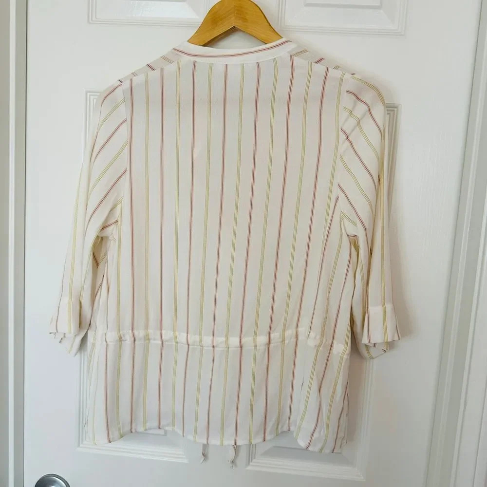 NWOT Monte the Label Striped Button Down Blouse - Picture 6 of 9